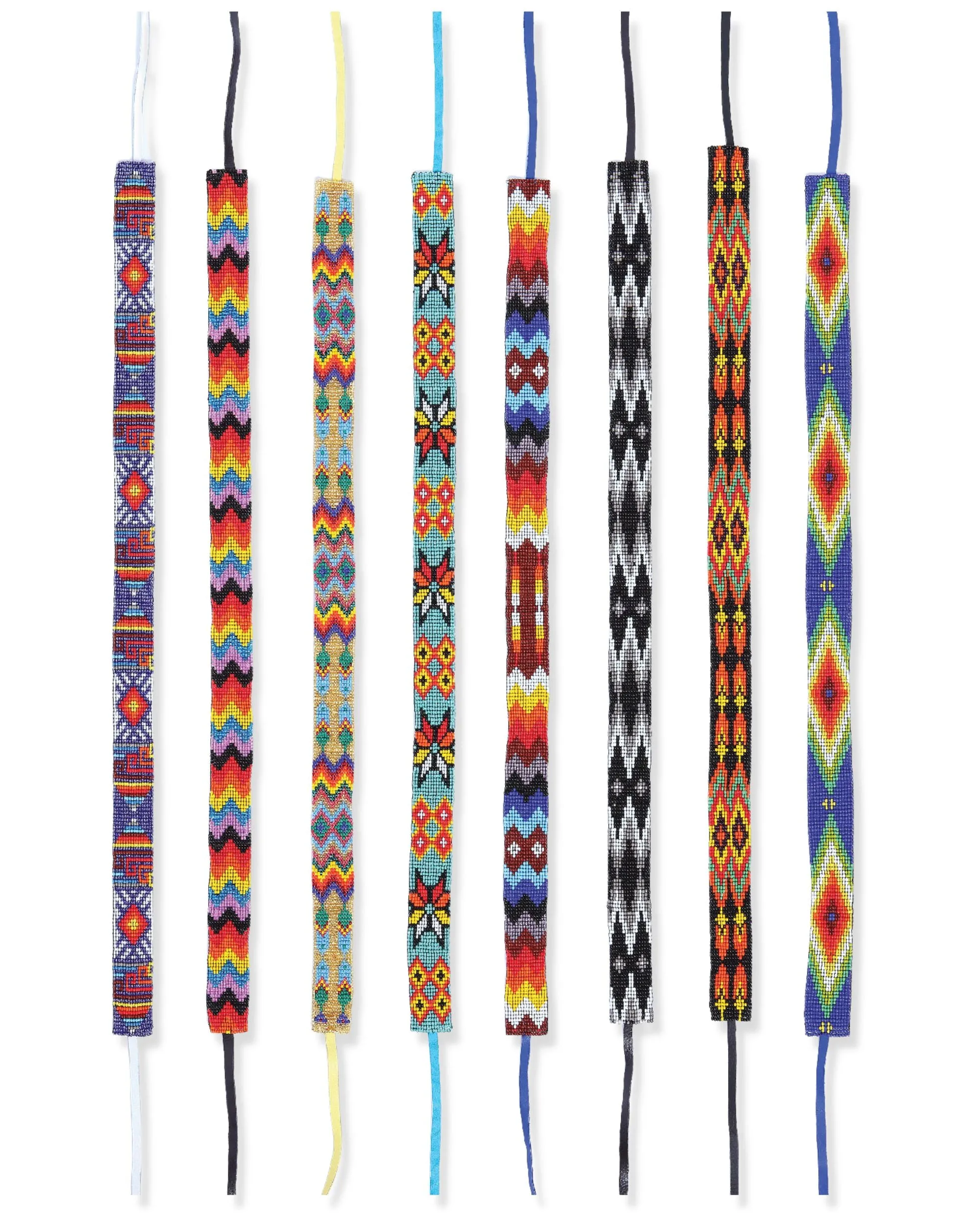 6 Pack Colorful Beaded Hat Bands!  Only $10.50 ea.!