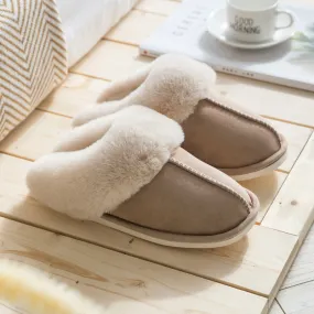 Comfortable Warm Lightweight Winter Soft Sherpa Fleece Home Slippers