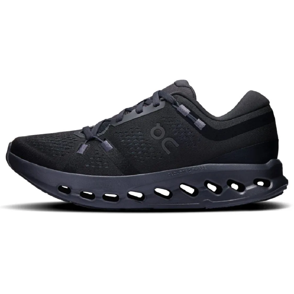 On Running Women's Cloudsurfer 2 Shoes - Black / Black