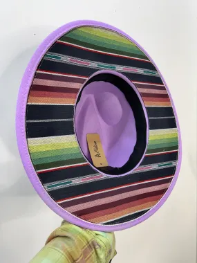 Pretty Pleasant Purple Noche Serape Hat