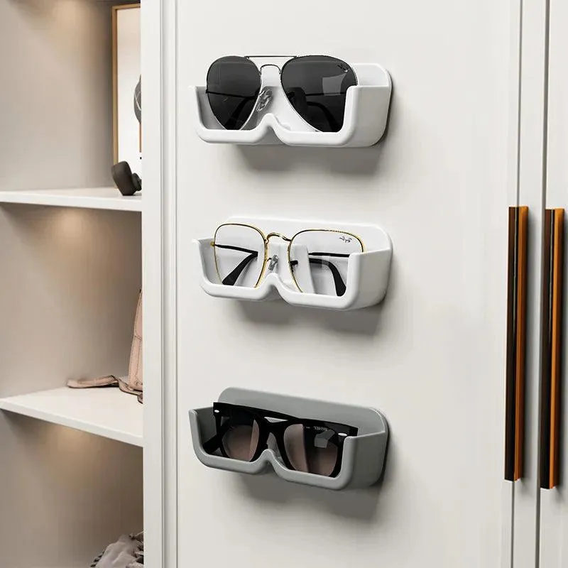 Sleek Wall-Mounted Glasses Organizer: Stylish Eyewear Storage Solution