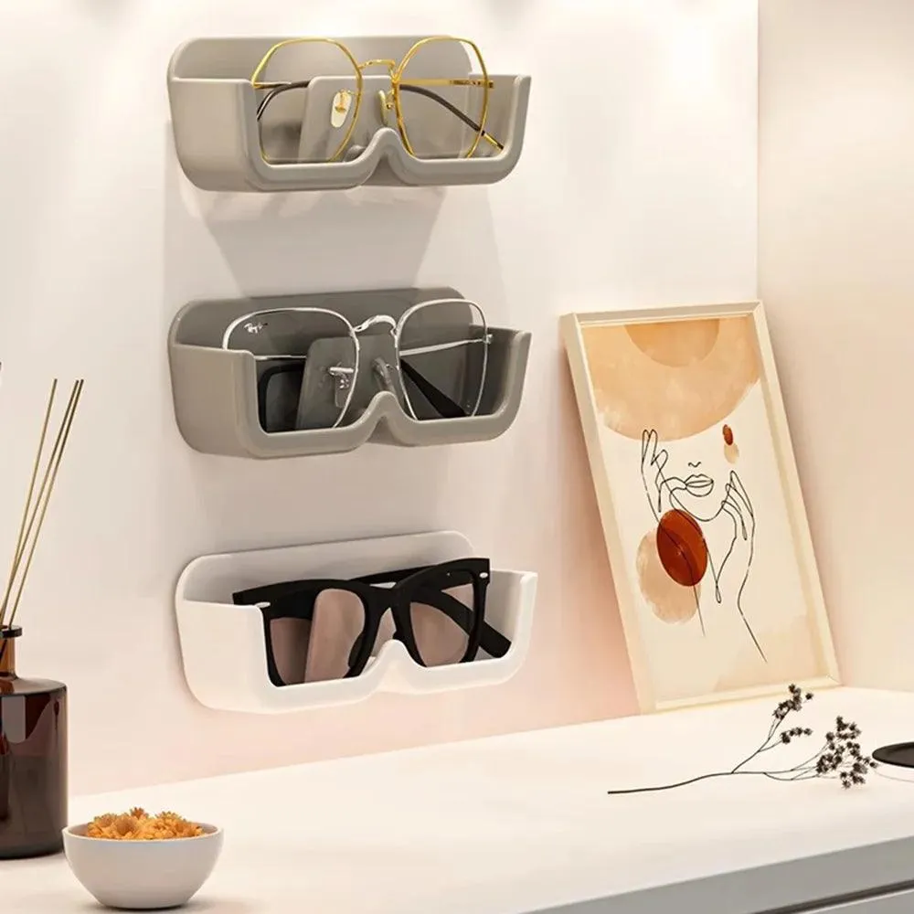 Sleek Wall-Mounted Glasses Organizer: Stylish Eyewear Storage Solution
