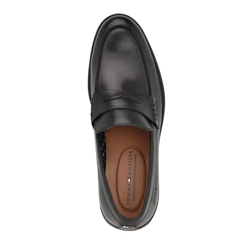 Tommy Hilfiger Men's Japeth Loafer, Black 001, 9M