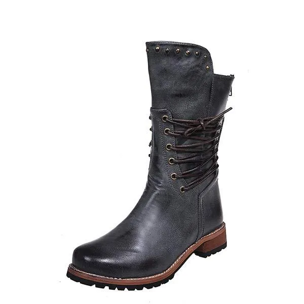 Women'S Vintage Lace-Up Martin Boots 94852367C
