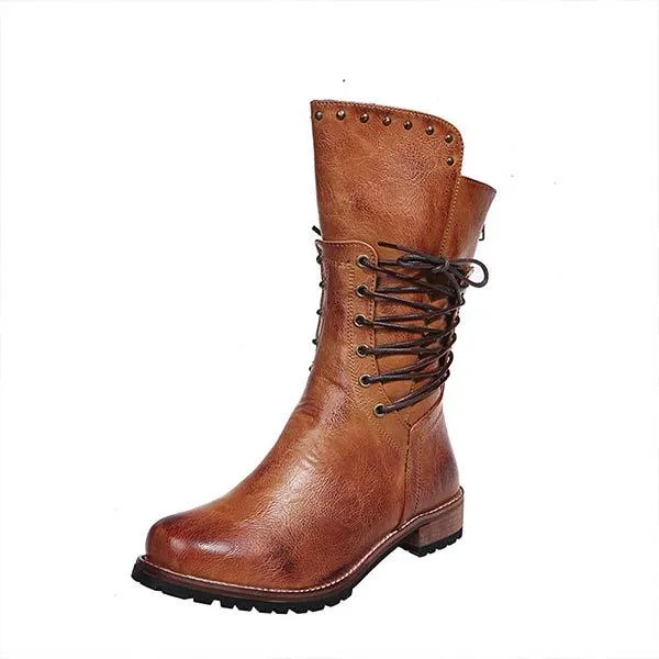 Women'S Vintage Lace-Up Martin Boots 94852367C