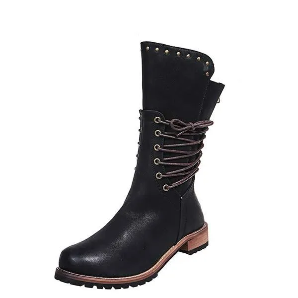 Women'S Vintage Lace-Up Martin Boots 94852367C